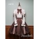 Alice Girl Bear Chocolate Short and Long Skirt and JSK(2nd Pre-Order/2 Colours/Full Payment Without Shipping)